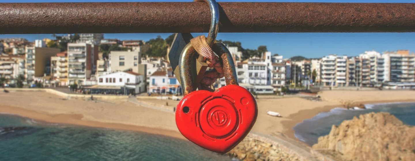 heart shaped padlock representing firefish's iso27001 certification status